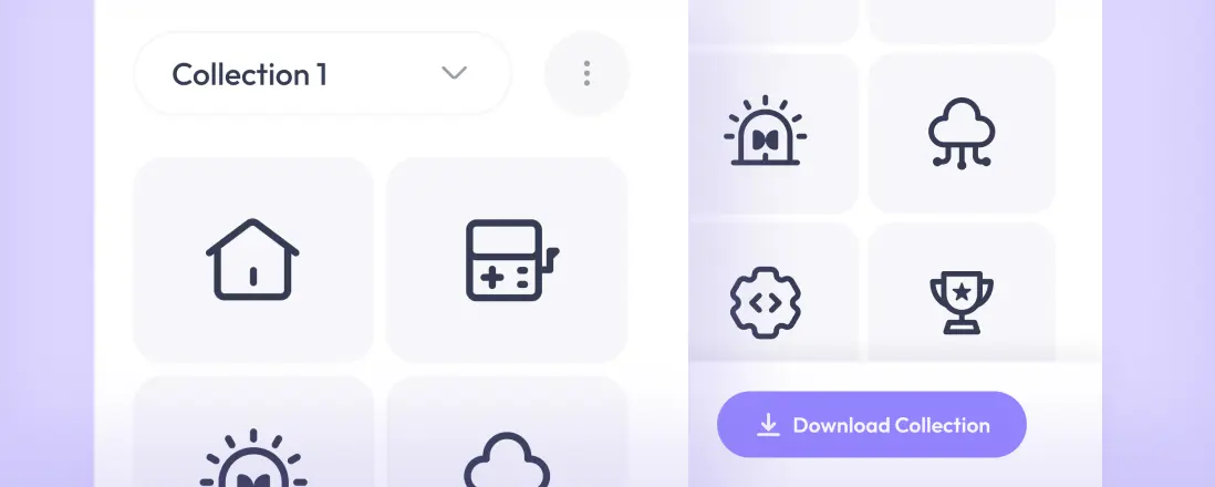 Create & download multiple icon collection